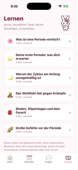 Bloom Lernen mit kurzen Texten zur Periode